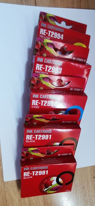 cartuchos compatibles epson 29 xl unidad a 5