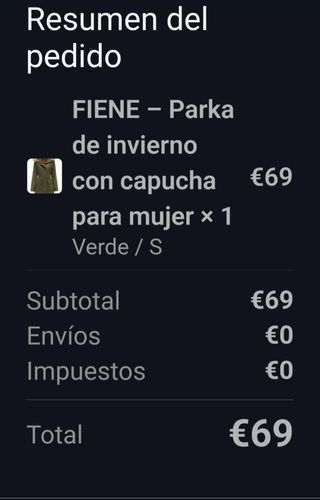 ABRIGO MUJER NUEVO