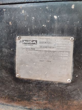 Dumper autocargable ausa 4x4 2000k