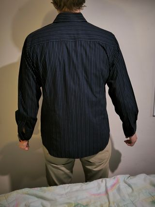 Camisa de fiesta negra talla XL