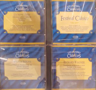 4 CDs de música clásica