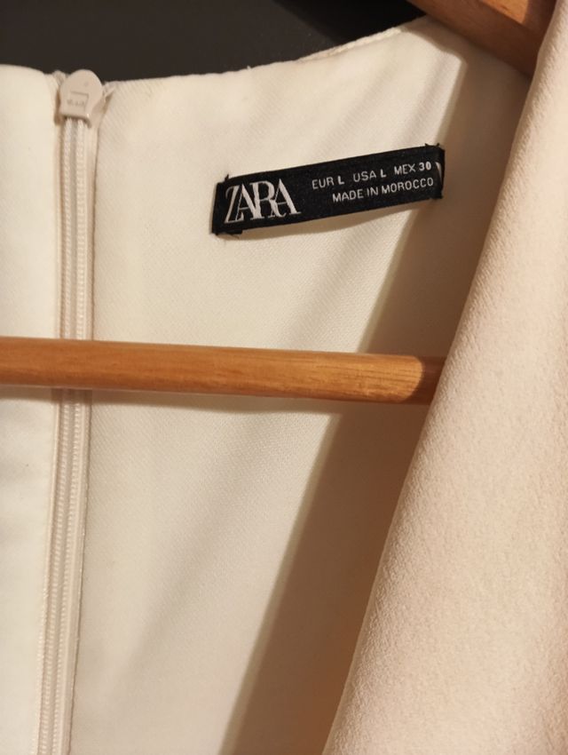 Vestido blanco zara