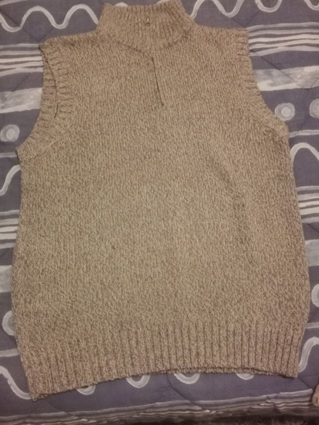 Maglione senza maniche