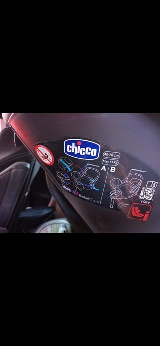 Silla coche bebe chicco oasis isize isofix incluid