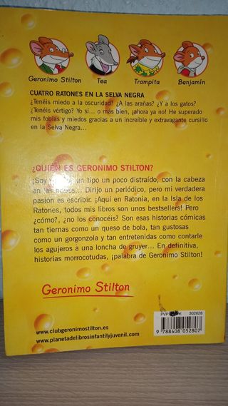 Cuatro Ratones En La Selva Negra/ Four Mice in the Deep Jungle (Geronimo Stilton) (Spanish Edition)