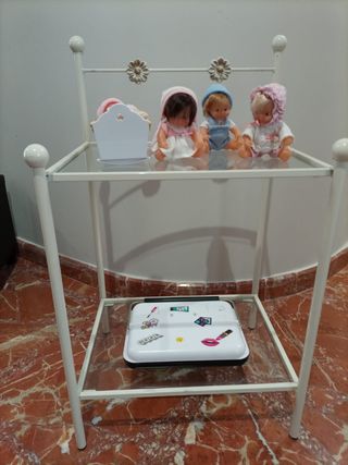 Cabecero y mesita forja cama de 90