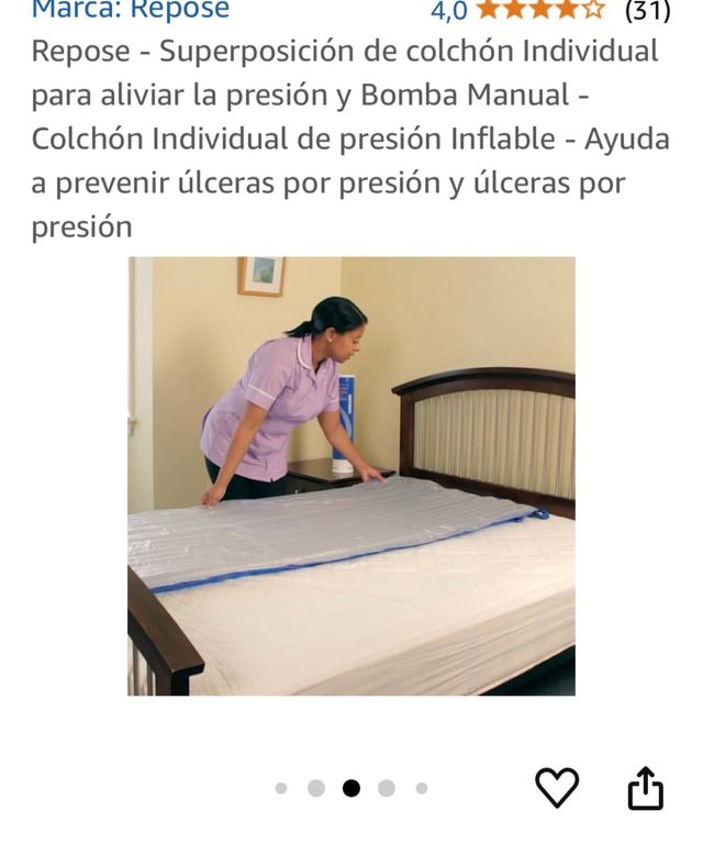 Colchon de presion inflable