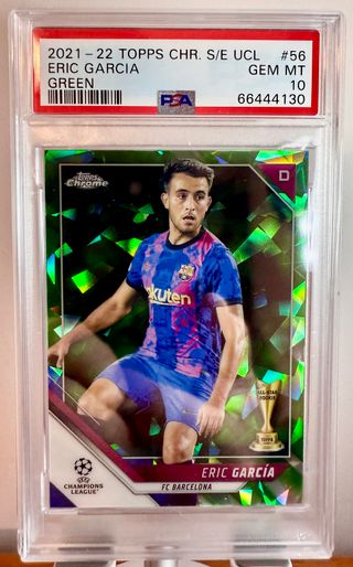 ⚽ Cromo numerado 25 de 75 ERIC GARCIA 👉 PSA 10