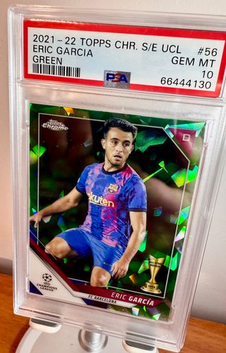 ⚽ Cromo numerado 25 de 75 ERIC GARCIA 👉 PSA 10