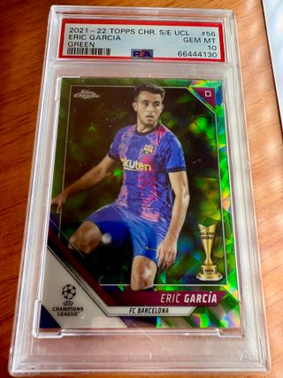 ⚽ Cromo numerado 25 de 75 ERIC GARCIA 👉 PSA 10