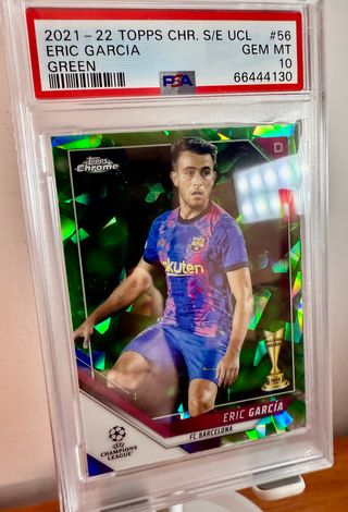 ⚽ Cromo numerado 25 de 75 ERIC GARCIA 👉 PSA 10