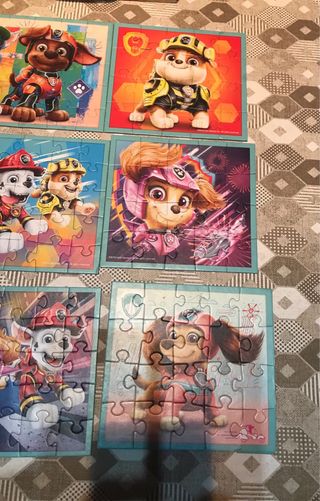 Puzle  de la patrulla canina. 10 en 1. 