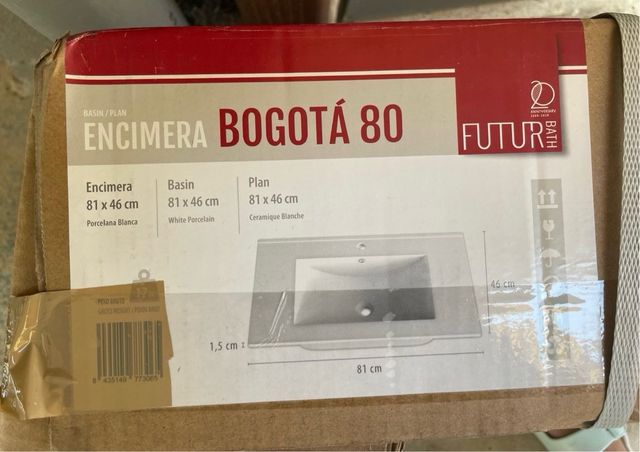 EMCIMERA PARA BAÑO DE PORCELANA