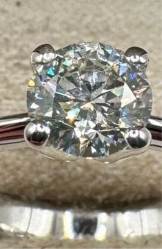 Anillo diamante 1.43 kilates brillante oro