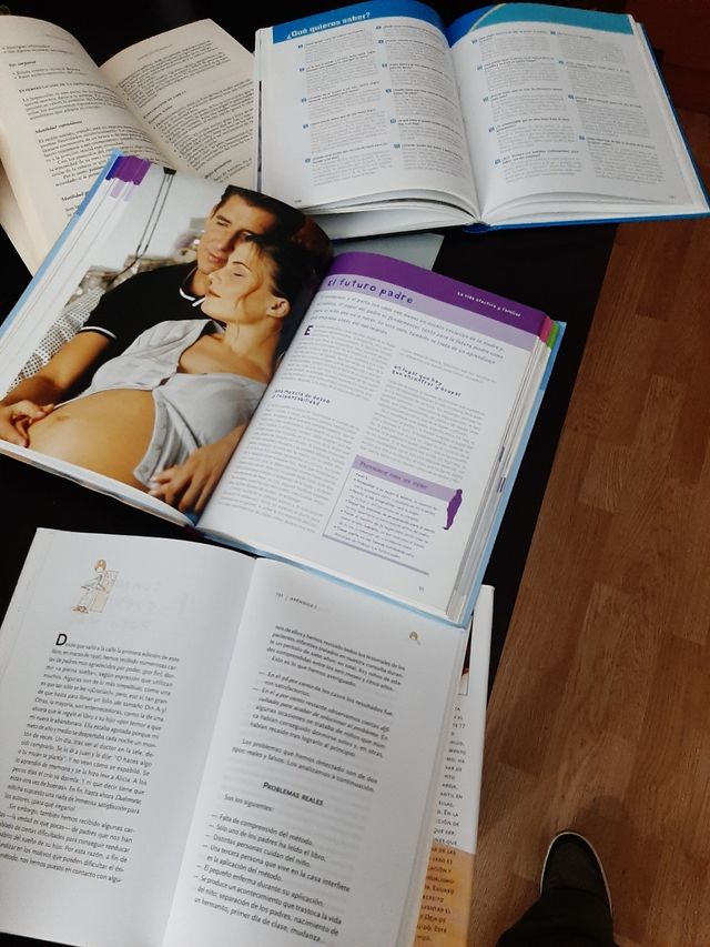 Lote de 4 libros crianza bebés.