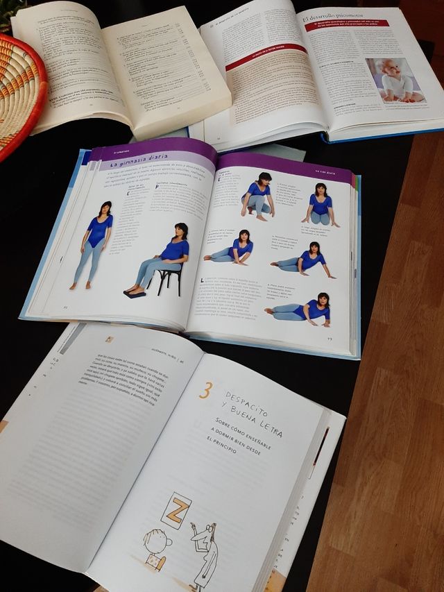 Lote de 4 libros crianza bebés.