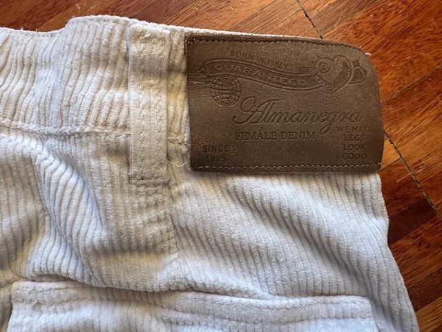 Pantalone donna velluto coste tg 38