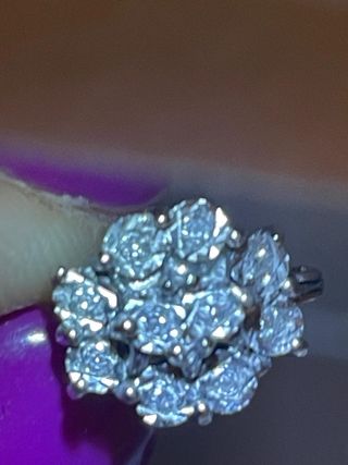 Pendientes diamantes oro blanco