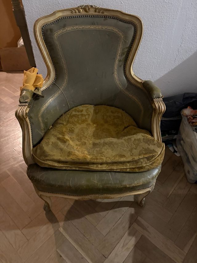 Sillón de epoca. Antiguedad. Coleccionismo