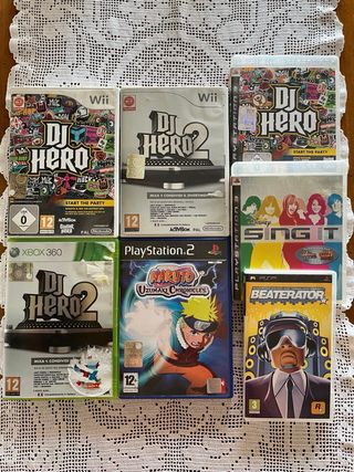 Lotto giochi wii Xbox 360 PSP ps2 ps3