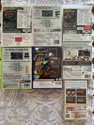 Lotto giochi wii Xbox 360 PSP ps2 ps3