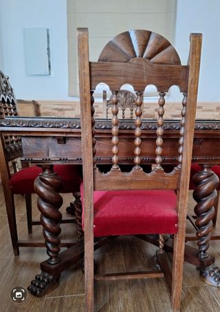 Mesa madera castaño