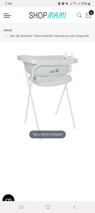 Bañera bebé marca bebejou