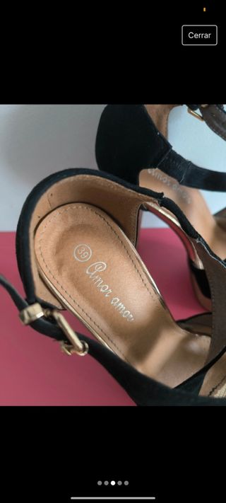 Tacones altos madera 