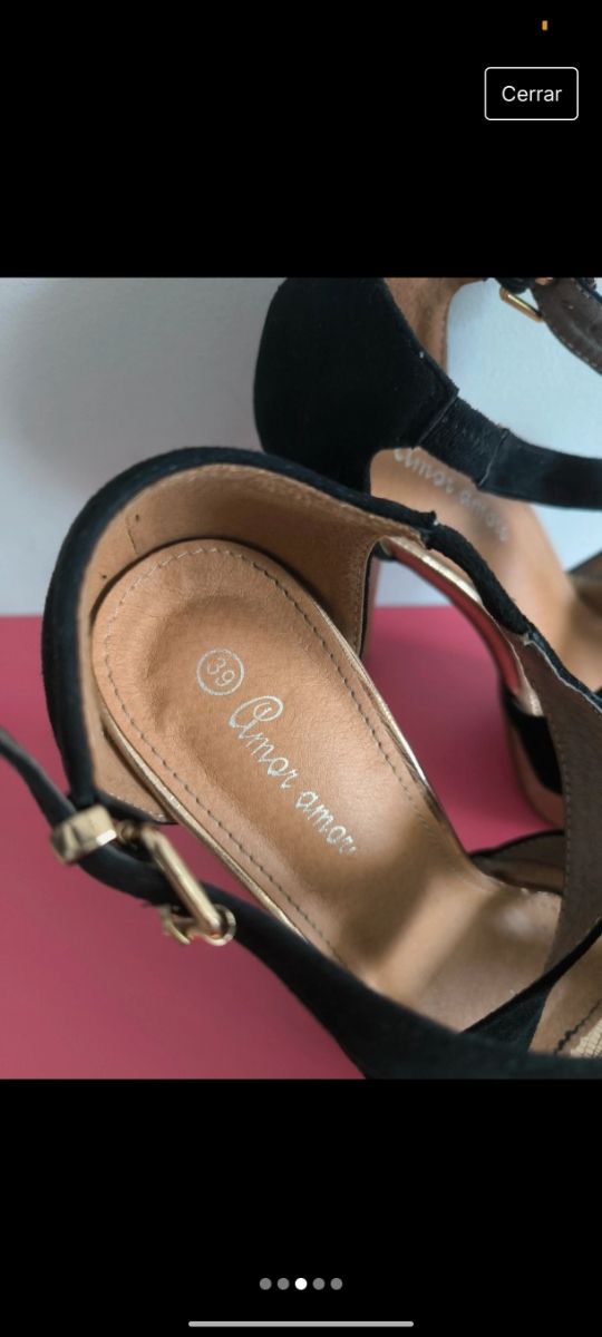 Tacones altos madera