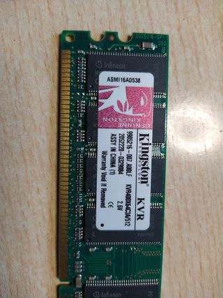 Memoria RAM de PC 2G