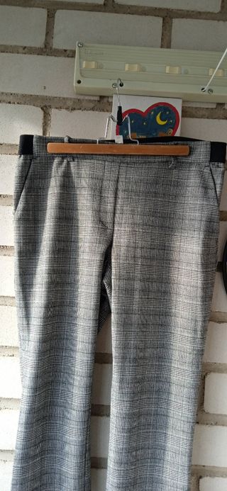 Pantalon mujer invierno vestir cálido H&M talla 42