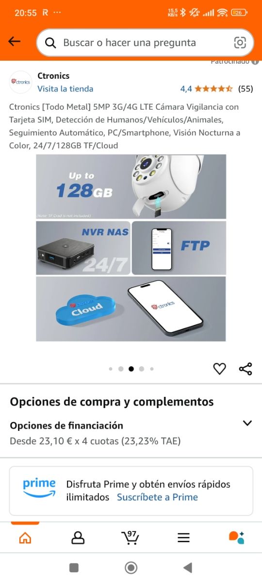 Cámara wifi