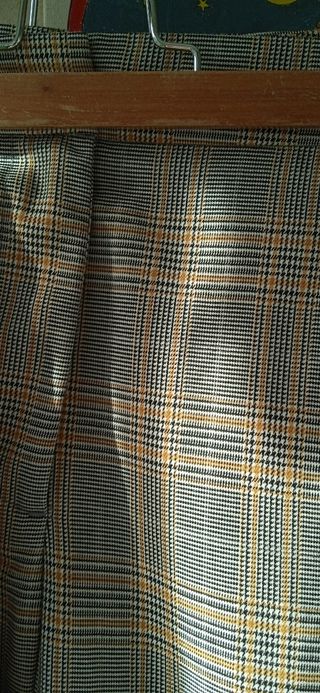 Pantalón mujer vestir cuadros Zara talla L