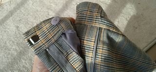 Pantalón mujer vestir cuadros Zara talla L
