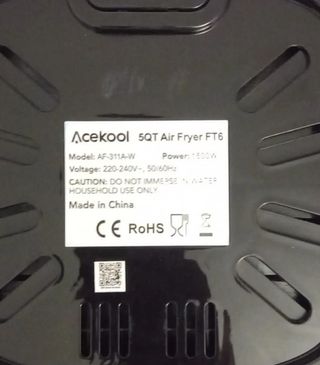 FREIDORA DE AIRE DIGITAL ACEKOOL 