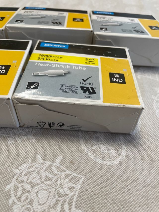 Heat shrink tube DYMO etichette termorestringenti
