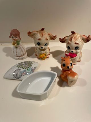 piccoli oggetti soprammobili  vintage porcellana