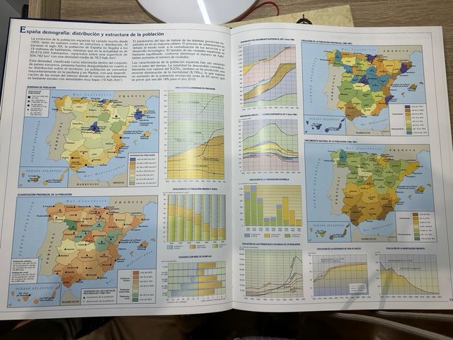Atlas geografico de Espana y del mundo