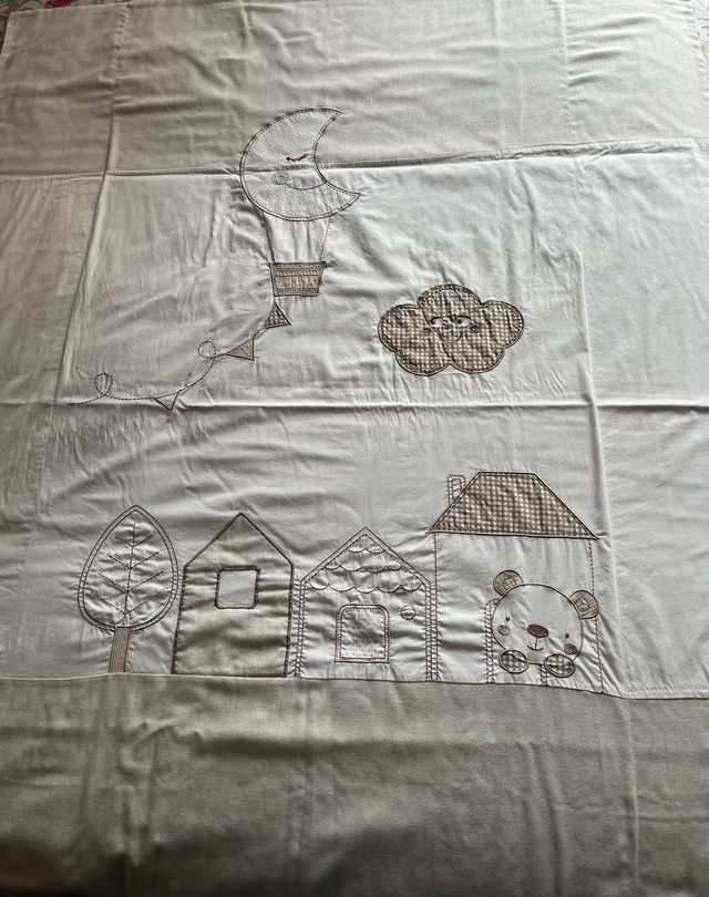 Funda nordica cuna y protector.