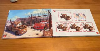 2 cuentos con pictogramas y puzzle gigante de Cars
