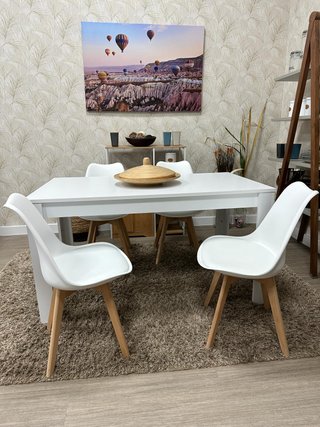 NUEVA MESA CON SILLAS ACOLCHADAS