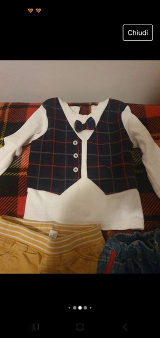 Jeans+maglia bambino