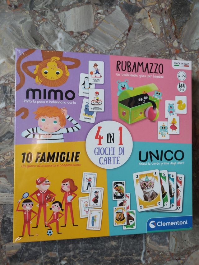 Clementoni 4 In 1 - Giochi Di Carte