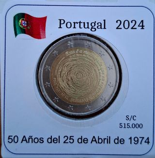 ✅ Portugal 2024  50 Años 25 Abril  S/C