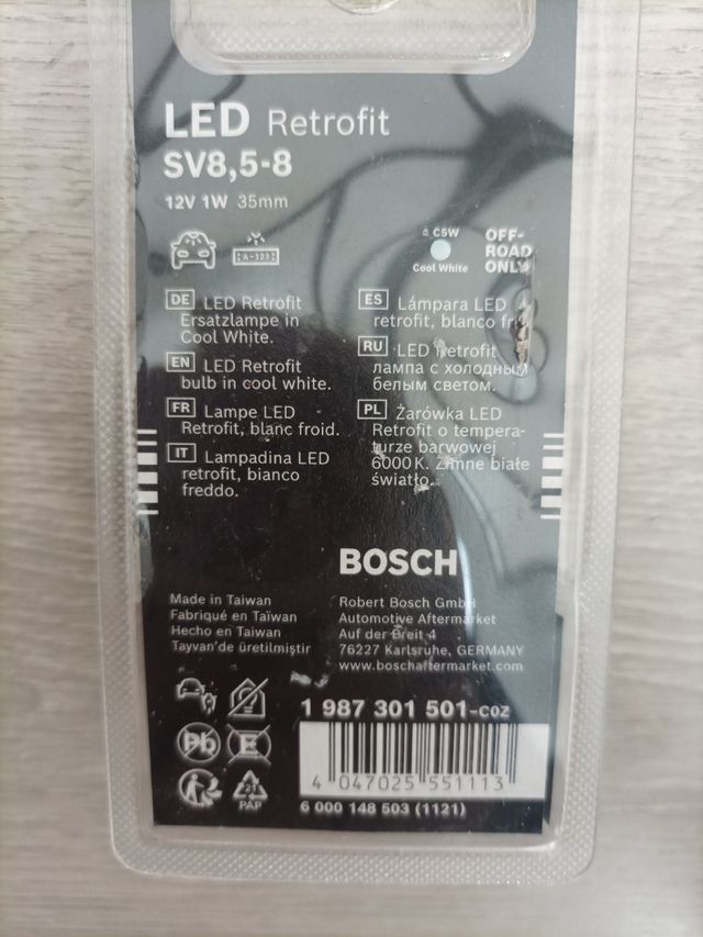 Bosch C5W LED Retrofit Lámparas 12v - NUEVAS