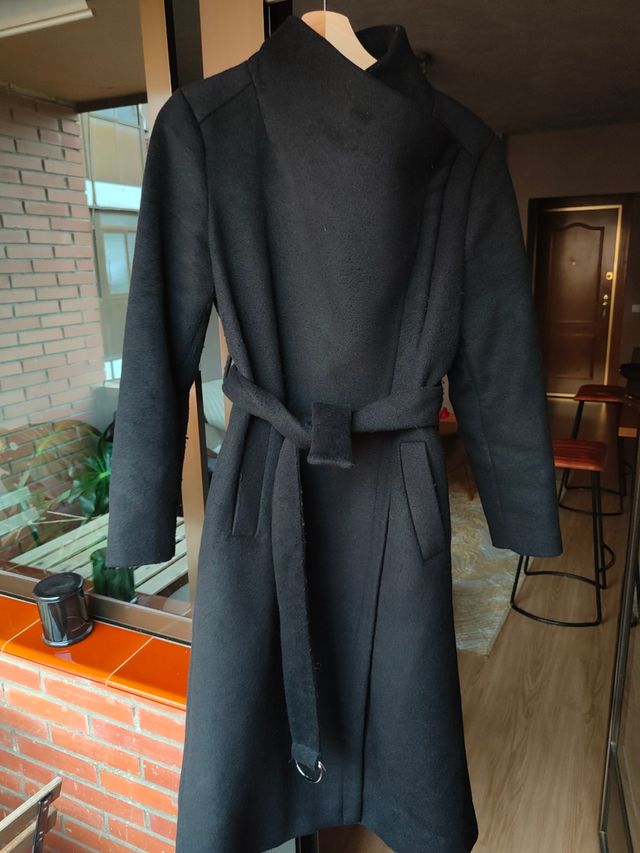 Abrigo largo de Mango suit negro