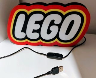 Luminária LED Decorativa para Fãs de Lego
