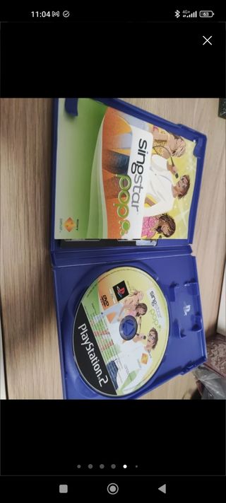 Play station 2 videojuegos sing Star