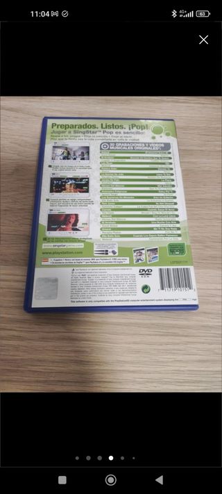 Play station 2 videojuegos sing Star