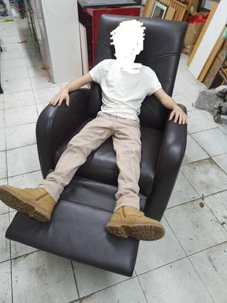 Butaca Sofa Relax reclinable, Cuero